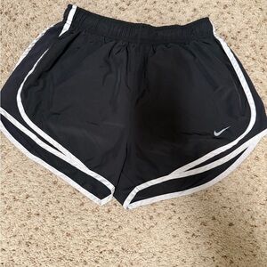 Nike Women's Athletic Shorts in Gray with White Trim